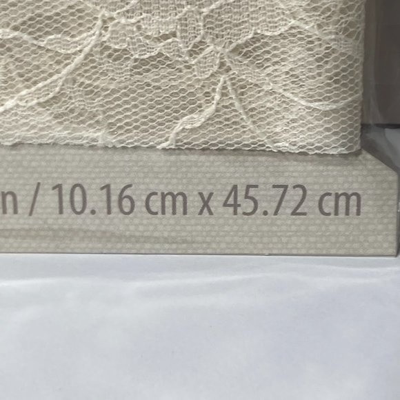 Fashion Bondex Iron On Trim Ivory Lace 4 Inch by 18 Inch 3 Packs Crafts Design - Picture 7 of 16